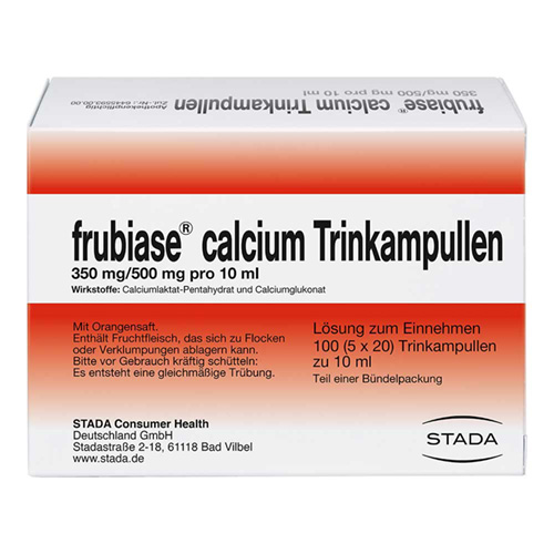 FRUBIASE CALCIUM T Trinkampullen