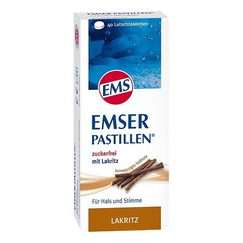 EMSER Pastillen zuckerfrei mit Lakritz