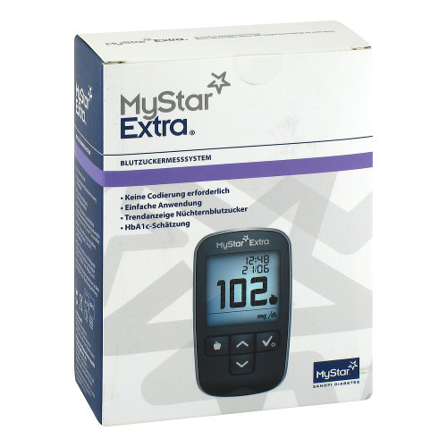 MYSTAR Extra Blutzuckermessger&auml;t Set mg/dl