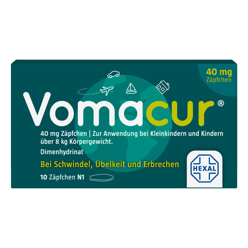 VOMACUR 40 Suppositorien