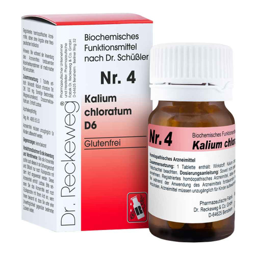 BIOCHEMIE 4 Kalium chloratum D 6 Tabletten