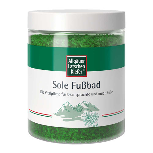 ALLG&Auml;UER LATSCHENK. Sole Fu&szlig;bad