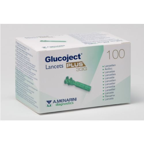 GLUCOJECT Lancets PLUS 33 G