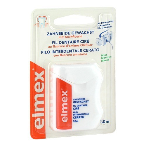ELMEX Zahnseide gewachst mit Aminfluorid