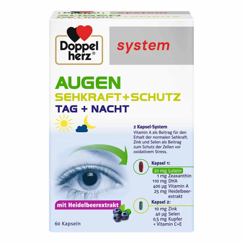 DOPPELHERZ Augen Sehkraft+Schutz system Kapseln