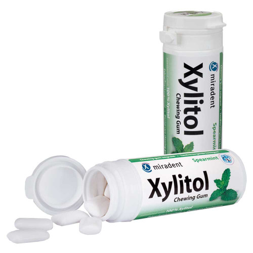 MIRADENT Xylitol Chewing Gum Spearmint
