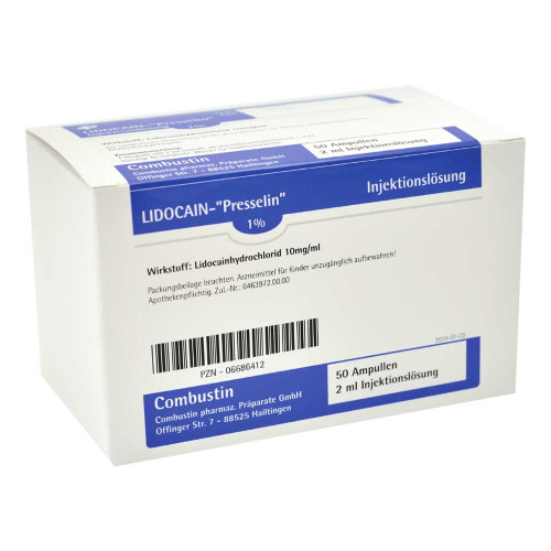 LIDOCAIN Presselin 1% Injektionsl&ouml;sung Ampullen
