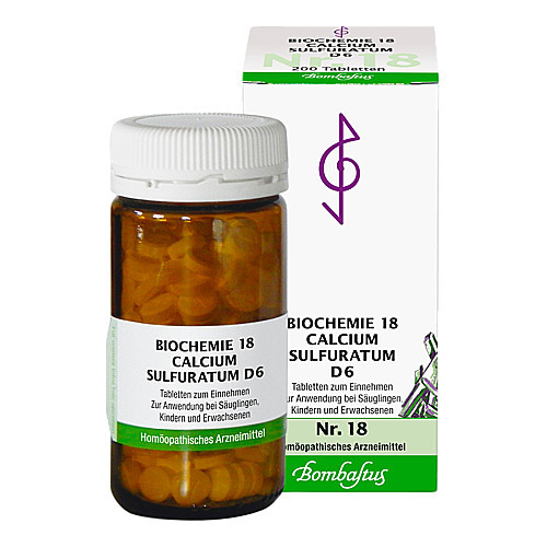 BIOCHEMIE 18 Calcium sulfuratum D 6 Tabletten