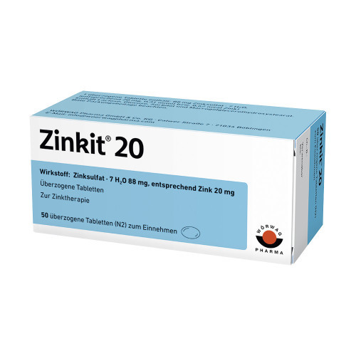 ZINKIT 20 &uuml;berzogene Tabletten