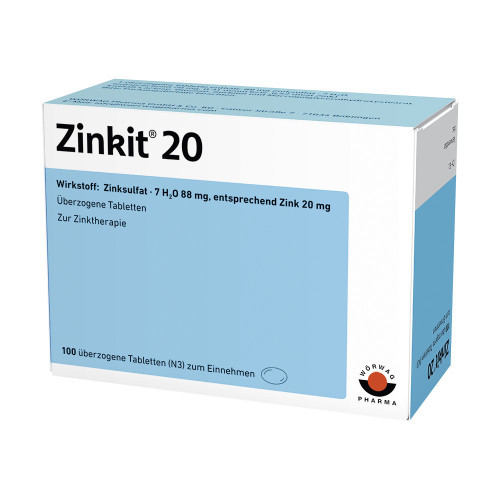 ZINKIT 20 &uuml;berzogene Tabletten