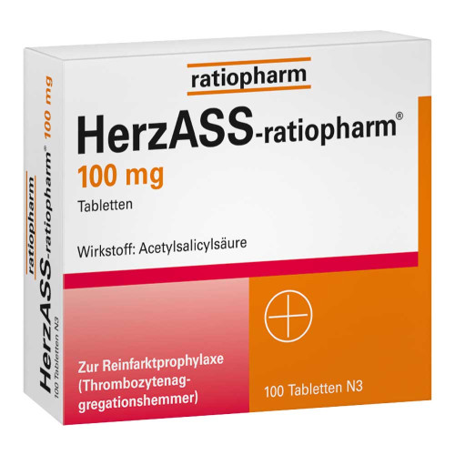 HERZASS-ratiopharm 100 mg Tabletten