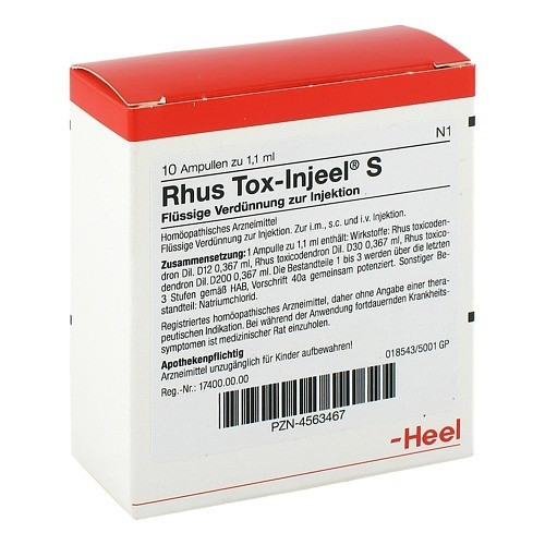 RHUS TOX Injeel S Ampullen