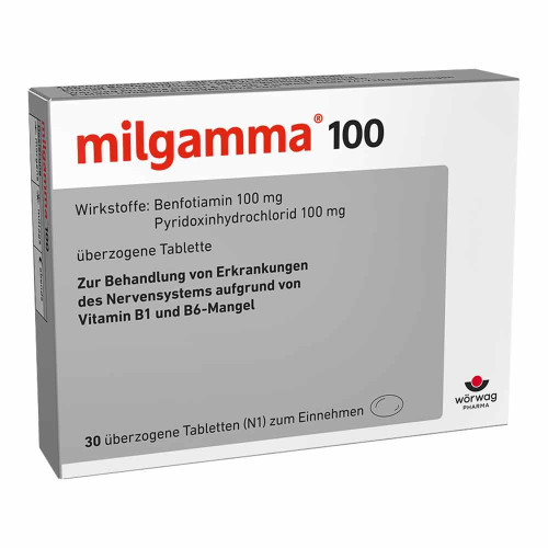 MILGAMMA 100 mg &uuml;berzogene Tabletten