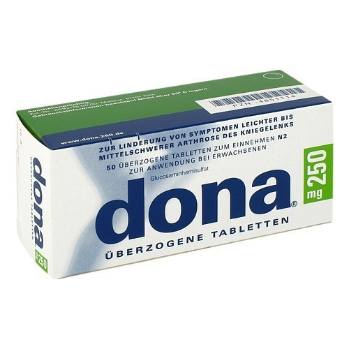 DONA 250 mg &uuml;berzogene Tabletten