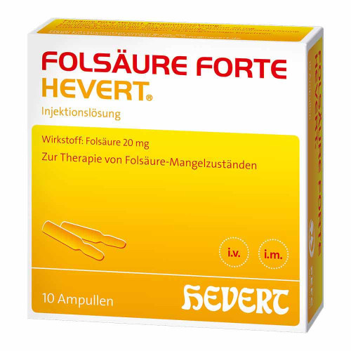 FOLS&Auml;URE HEVERT forte Ampullen
