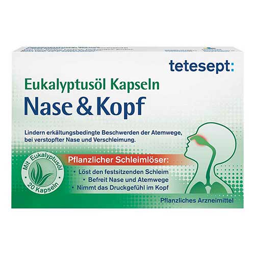 TETESEPT Eukalyptus&ouml;l Kapseln Nase & Kopf