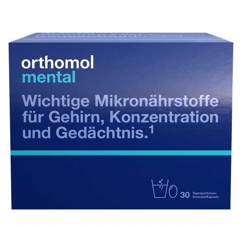 ORTHOMOL mental Granulat/Kapseln 30 Tage Kombip.