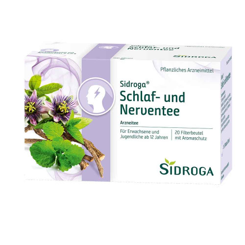 SIDROGA Schlaf- und Nerventee Filterbeutel