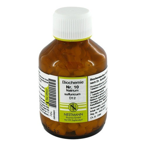 BIOCHEMIE 10 Natrium sulfuricum D 12 Tabletten