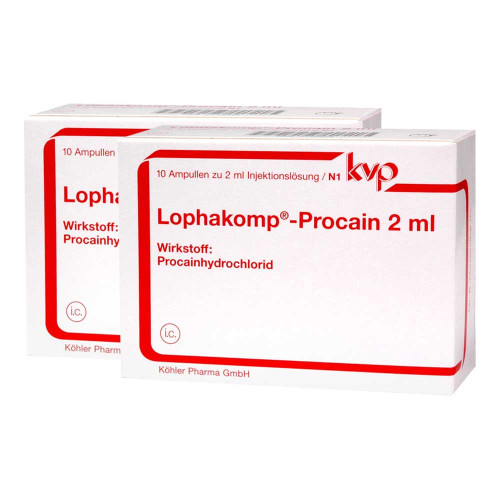 LOPHAKOMP Procain 2 ml Injektionsl&ouml;sung