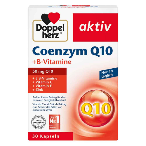 DOPPELHERZ Coenzym Q10+B Vitamine Kapseln
