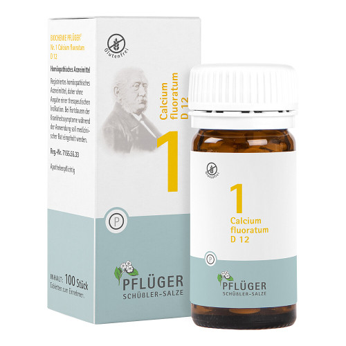 BIOCHEMIE Pfl&uuml;ger 1 Calcium fluoratum D 12 Tabletten