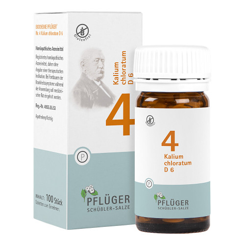 BIOCHEMIE Pfl&uuml;ger 4 Kalium chloratum D 6 Tabletten
