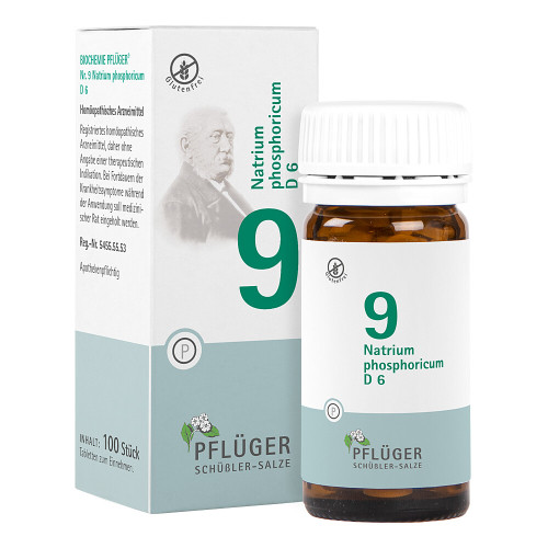 BIOCHEMIE Pfl&uuml;ger 9 Natrium phosphoricum D 6 Tabl.