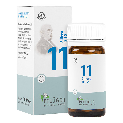 BIOCHEMIE Pfl&uuml;ger 11 Silicea D 12 Tabletten