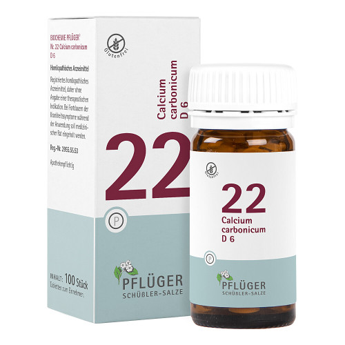 Biochemie Pfl&uuml;ger 22 Calcium carbonicum D 6 Tabletten