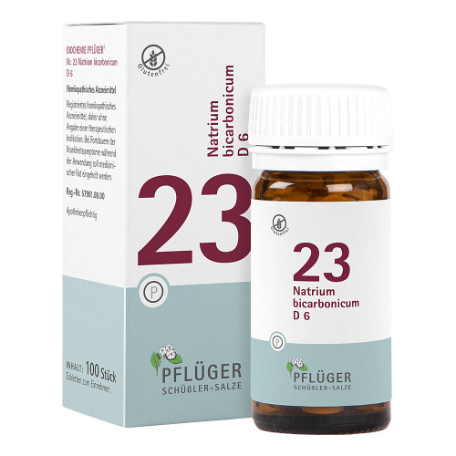 Biochemie Pfl&uuml;ger 23 Natrium bicarbon.D 6 Tabletten