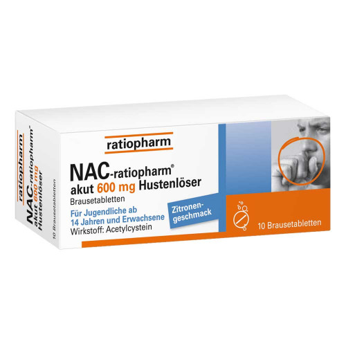 NAC-ratiopharm akut 600 mg Hustenl&ouml;ser Brausetabl.