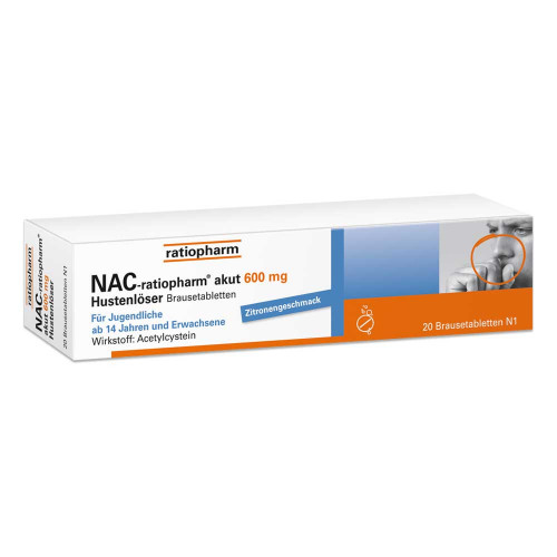 NAC-ratiopharm akut 600 mg Hustenl&ouml;ser Brausetabl.