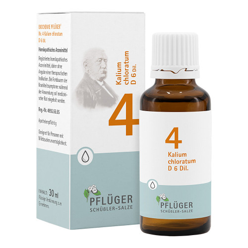 BIOCHEMIE Pfl&uuml;ger 4 Kalium chloratum D 6 Tropfen