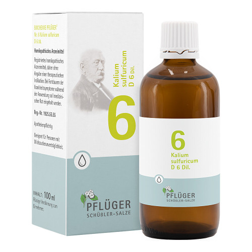 BIOCHEMIE Pfl&uuml;ger 6 Kalium sulfuricum D 6 Tropfen