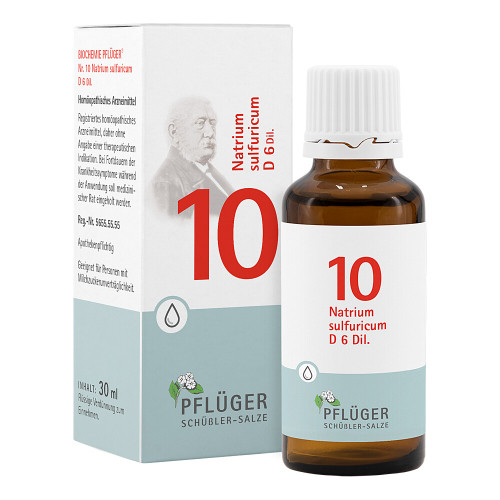 Biochemie Pfl&uuml;ger 10 Natrium sulfuricum D 6 Tropfen