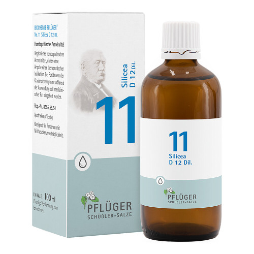 BIOCHEMIE Pfl&uuml;ger 11 Silicea D 12 Tropfen