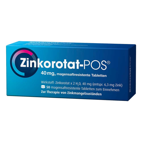 ZINKOROTAT POS magensaftresistente Tabletten