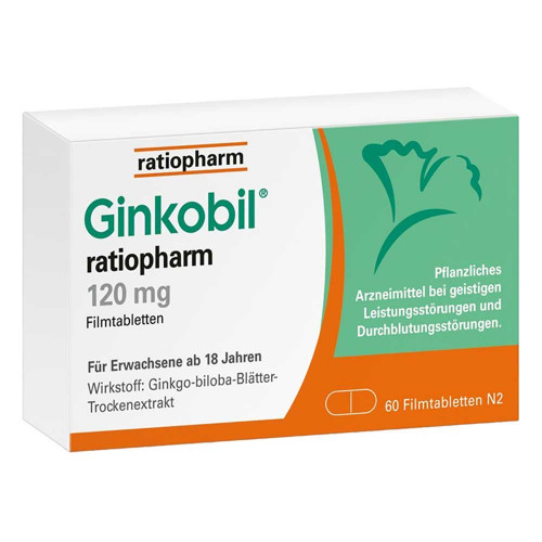 Ginkobil ratiopharm 120mg mit Ginkgo biloba