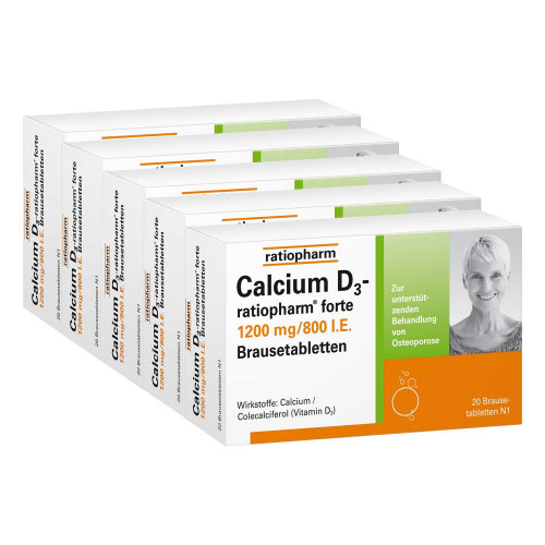 CALCIUM D3-ratiopharm forte Brausetabletten