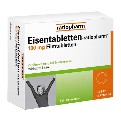 EISENTABLETTEN-ratiopharm 100 mg Filmtabletten