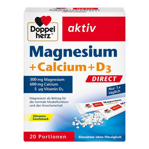DOPPELHERZ Magnesium+Calcium+D3 DIRECT Pellets