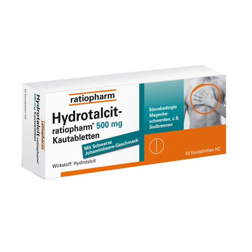 HYDROTALCIT-ratiopharm 500 mg Kautabletten