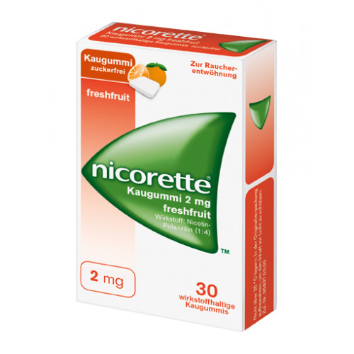 NICORETTE Kaugummi 2 mg freshfruit