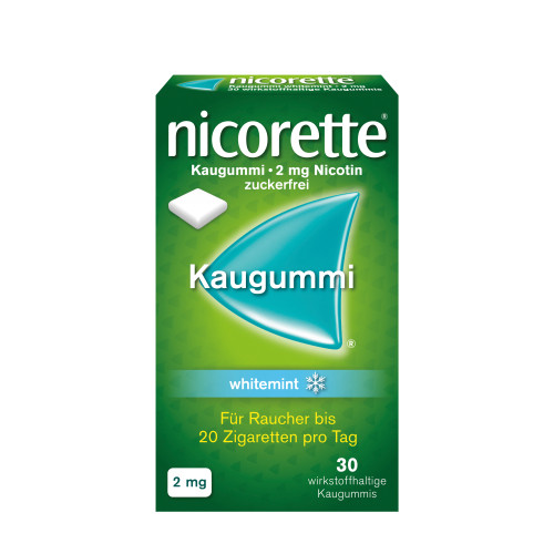 nicorette&reg; Kaugummi 2 mg whitemint