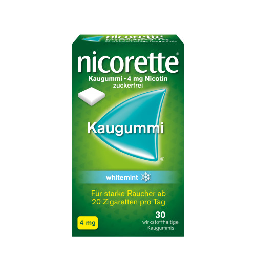 nicorette&reg; Kaugummi 4 mg whitemint