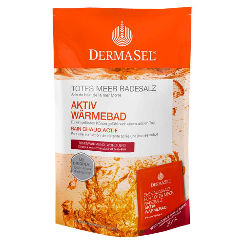 DERMASEL Totes Meer Badesalz+Aktiv W&auml;rme SPA