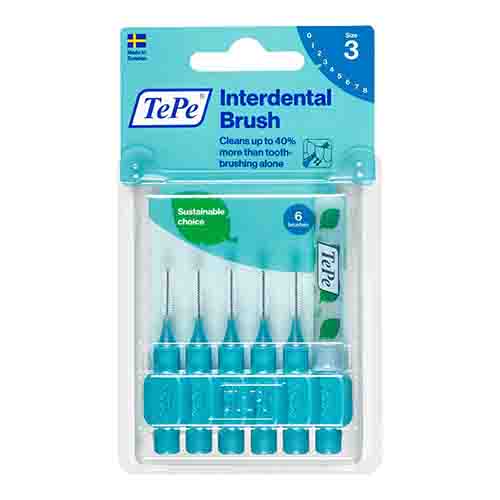 TEPE Interdentalb&uuml;rste 0,6mm blau