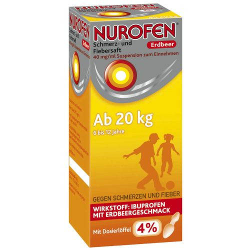 NUROFEN Schmerz- und Fiebersaft Erdbeer 40 mg/ml
