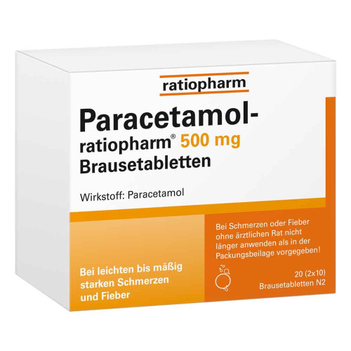 PARACETAMOL-ratiopharm 500 mg Brausetabletten